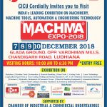 5th MACHMA EXPO-2018 from 7-8-9–10, 2018